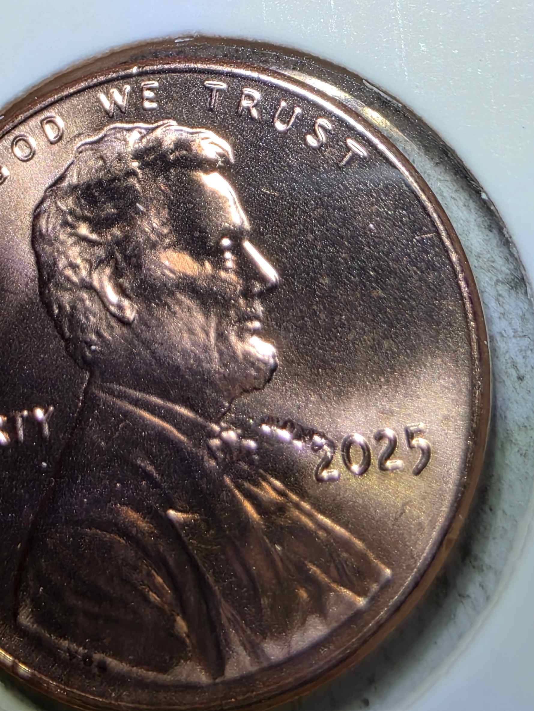 2025-P-Penny-From-New-Roll-With-What-I-Think-Are-Cud-Errors.-I-Have-More-Than-1-Of-These.